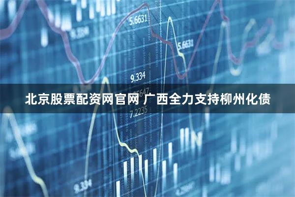 北京股票配资网官网 广西全力支持柳州化债
