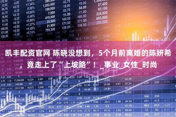 凯丰配资官网 陈晓没想到，5个月前离婚的陈妍希，竟走上了“上坡路”！_事业_女性_时尚
